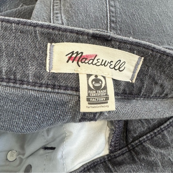 Madewell The 90's Straight Gray Jeans - Picture 7 of 8